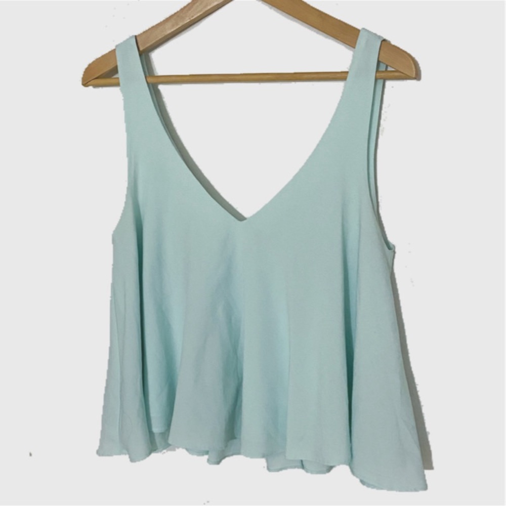 Zara mint swing tank top